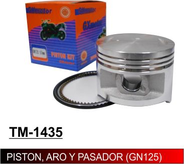 PISTON ARO Y PASADOR (GN125)